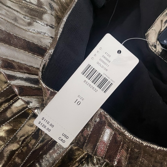 Box pleat metallic mini - Picture 6 of 7